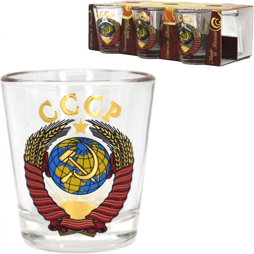 Набор стопок (6шт) Герб СССР 50мл 1250/1922 1/8