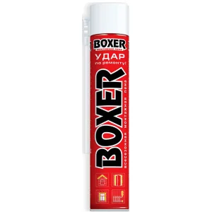 Пена монтажная BOXER 600мл всесезонная, бытовая 1/12