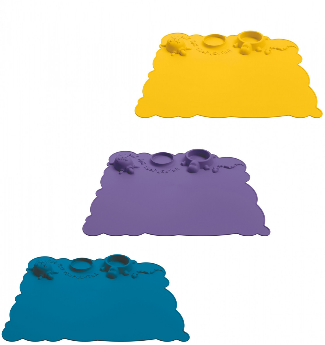 Коврик силиконовый для творчества 41,5*37см в ассортименте КК2050 1/3