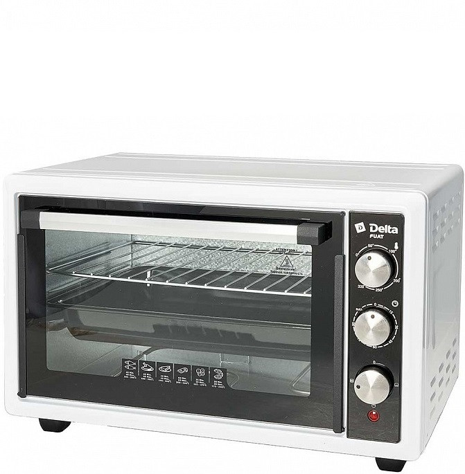 Духовка Delta-023А Fuat 33л. 1500Вт, 3 режима, таймер
