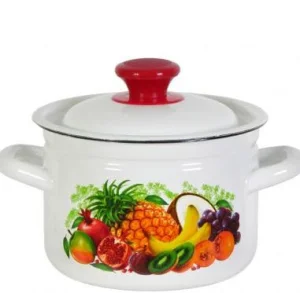 Кастрюля эмаль 2,0л с рисунком Эквадор 41704-102/6 /Керчь/ 1/8