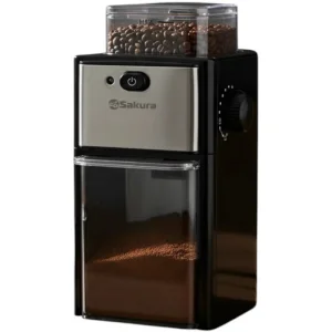 Кофемолка 200Вт емкость 100гр черная SA-6180ВК SAKURA