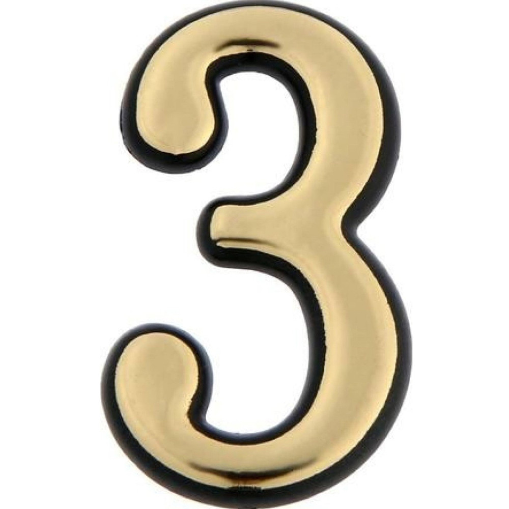 Цифра дверная 3-G
