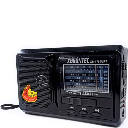 Радиоприемник XB SONTEC XB-1871URT портативный FM, AM (USB, micro SD) фонарик
