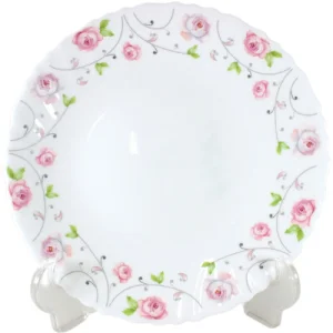 Тарелка 7,5" 19см Розовый венок Барс LHP75 H230908 стеклокерамика 1/72