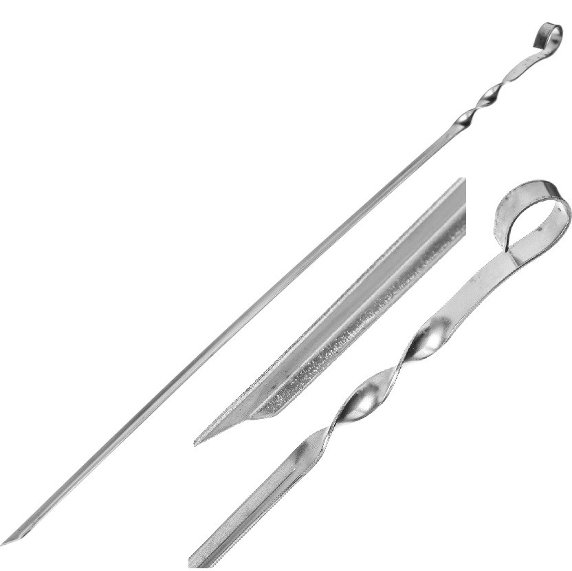 Шампур угловой 550х10х1,5мм (103-009)