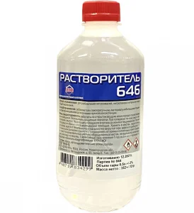 Растворитель 646 0,5л ПЭТ /ДХПИ/ 1/25