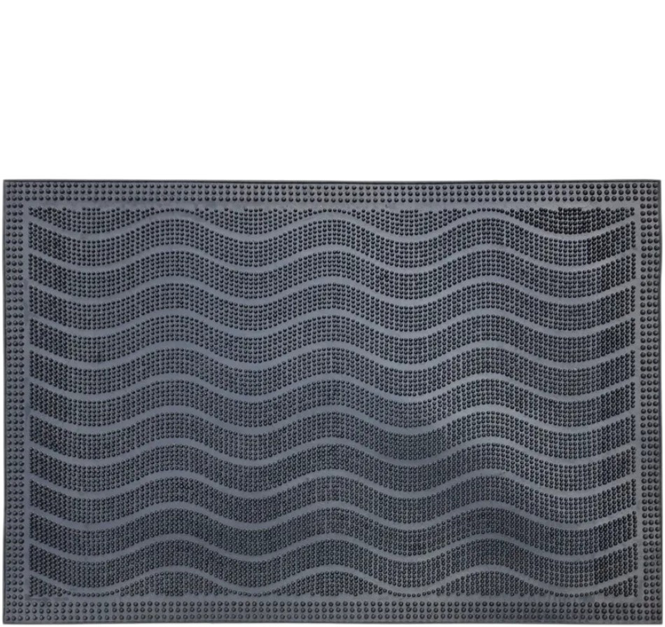 Коврик придверный резиновый 45х75см Волна Comeforte PIN MAT 1/10