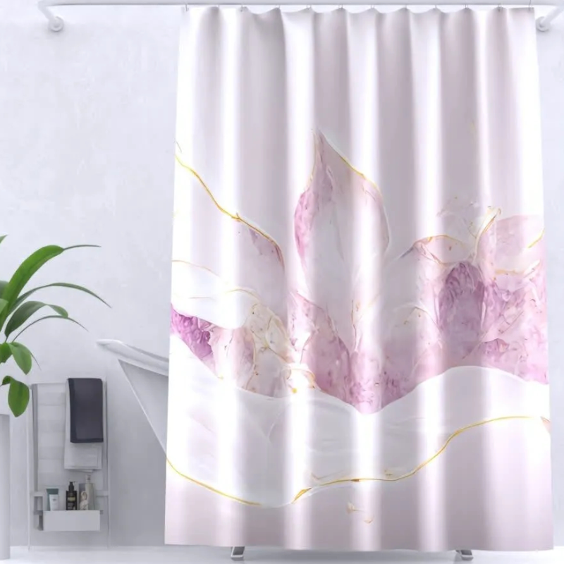 Штора для ванной 180*200см Marble ZALEL YT-Marble122 /УТ-00000505/