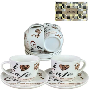 Набор чайный 12пр 220мл прямоуг.под/уп LEFARD COFFEE NANIA 165-569 1/8