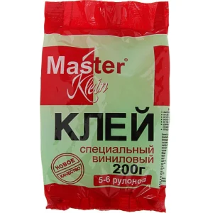 Клей обойный Master Klein специальный виниловый 200г пакет 1/24