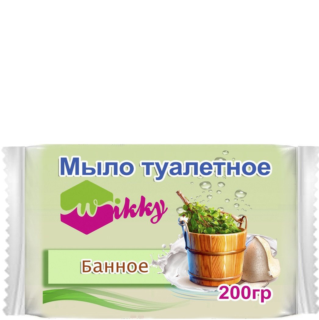 Мыло Банное 200гр Wikky 1/40