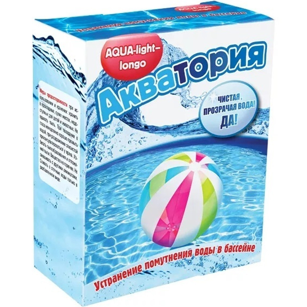 Средство для бассейнов Акватория AQUA-light-longo 500г ВХ 1/15