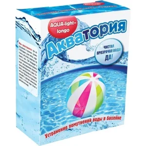 Средство для бассейнов Акватория AQUA-light-longo 500г ВХ 1/15