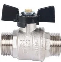 КРАН шаровый 1/2 ш/ш бабочка F213.04-1/2MM/L213-1/2MM (531308) 1/24