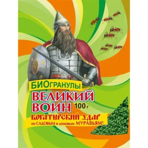 Средство от муравьев Гранулы- био Великий Воин 100гр ВХ 1/50