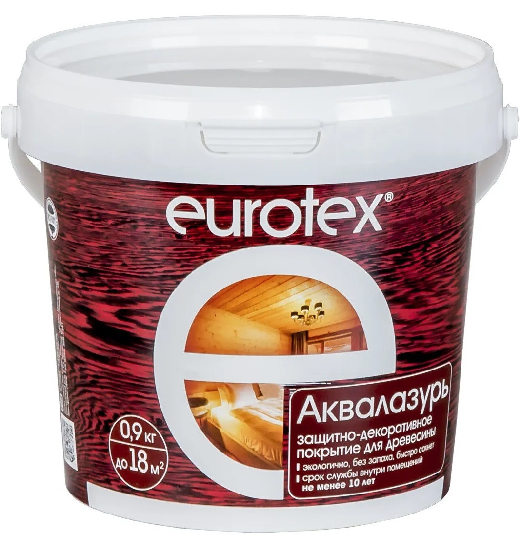Деревозащитное средство Eurotex 0,9кг Калужница 1/6