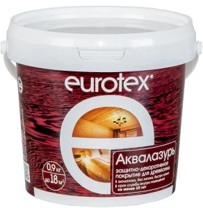 Деревозащитное средство Eurotex 0,9кг Калужница 1/6
