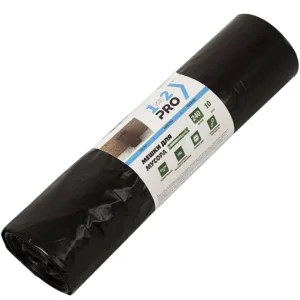 Мешки для мусора 240л*10шт (40мкм) ПВД черные