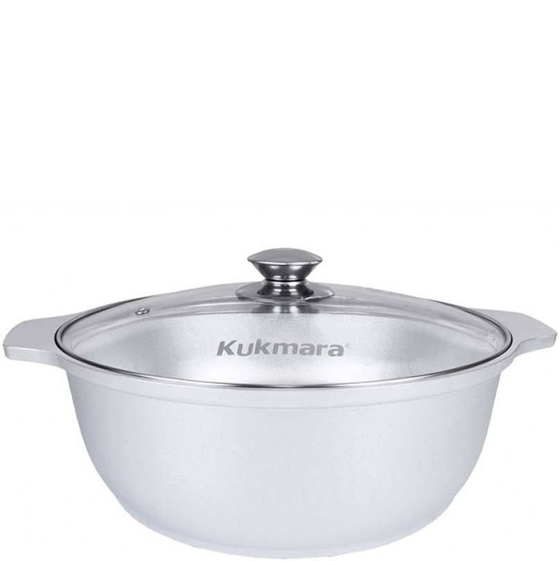 Жаровня 5,0л стекл.крышка литье/ж53/ КЗМ