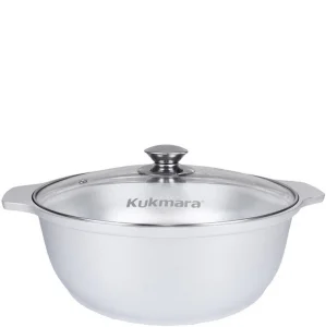 Жаровня 5,0л стекл.крышка литье/ж53/ КЗМ
