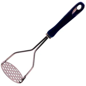 Картофелемялка с пластиковой синей ручкой 26 см ST-5184/G-2728 /К/ 1/240