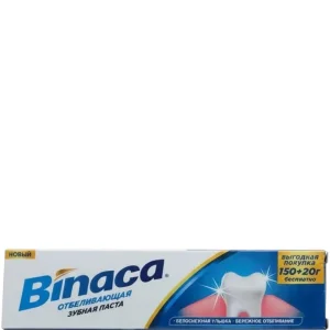 Паста зубная BINACA 150+20г Advanced Whitening Expert отбеливающая 803482