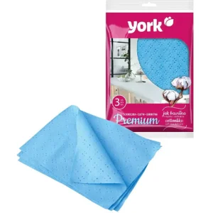 Салфетка вискоза (3шт) 35х50 сверхвпитывающая YORK Премиум /Y020300/