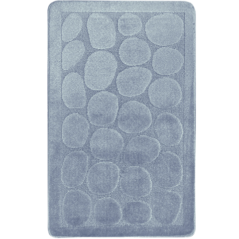 Коврик для ванной SAIDTEX 67*120 голубой /2509/