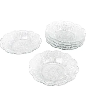 Блюдца в наборе (6шт) 11см стекло BAKOQIE 833/320833/320832