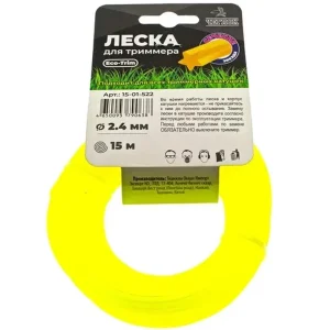 Леска для триммеров ЗВЕЗДА ф2,4мм 15м Чеглок 15-01-522/2722-302 1/200