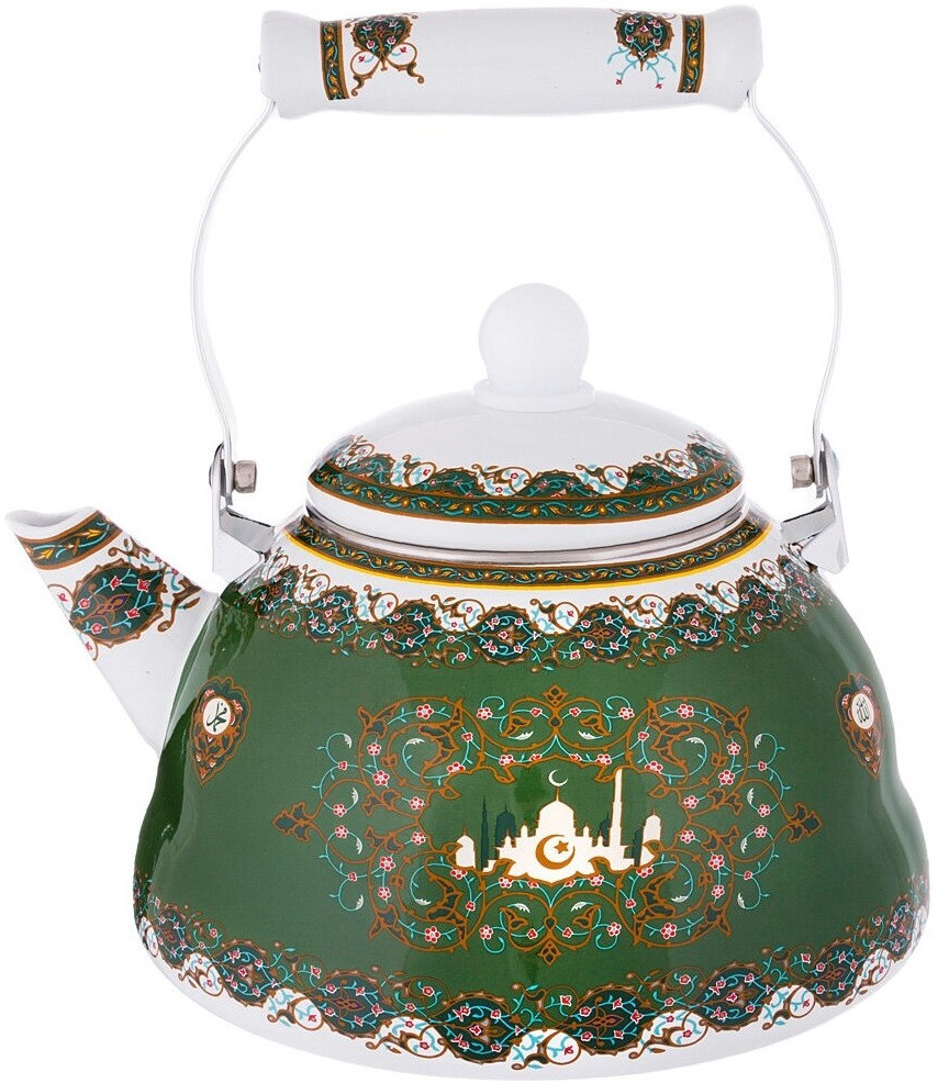 Чайник эмаль 3,0л с керам.ручкой Сура индукция (934-325) 1/8