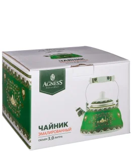 Чайник эмаль 3,0л с керам.ручкой Сура индукция (934-325) 1/8