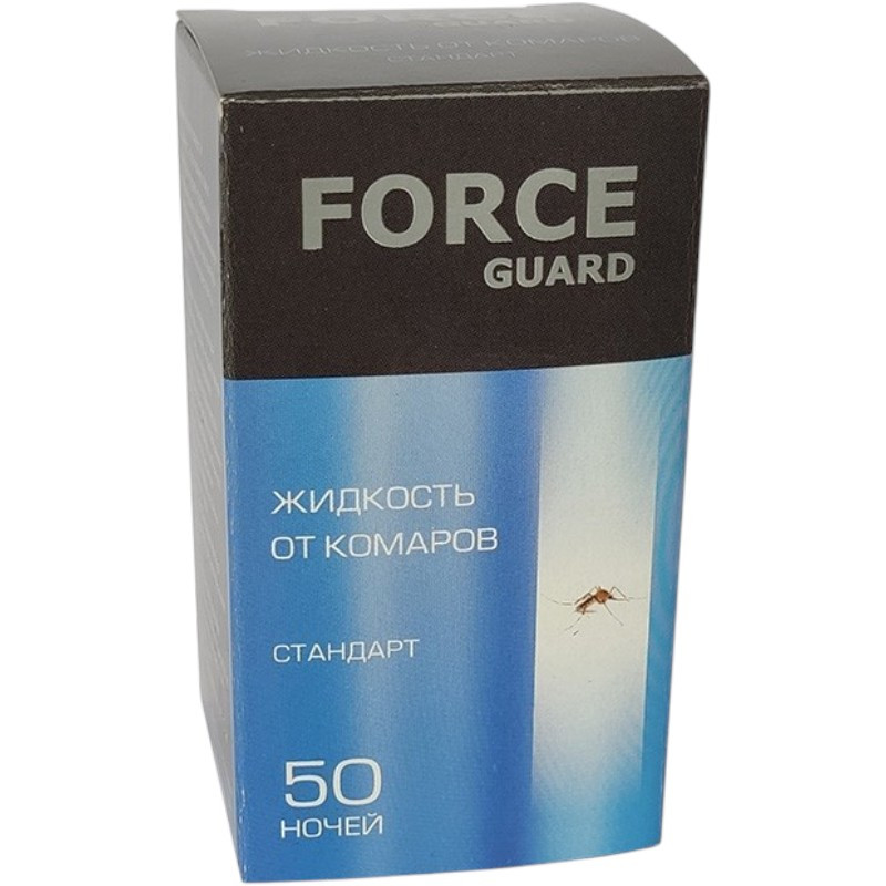 Средство от комаров Жидкость Force guard синяя (50 ночей) Стандарт И0002-0035 1/24