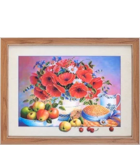 Картина 5D 30*40 Маки и фрукты 123 (647153)