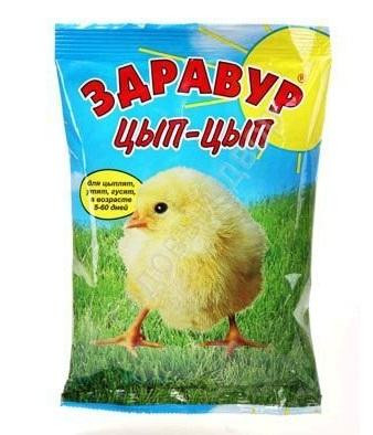 Кормовая добавка Цып-цып 250гр для цыплят, утят, гусят (ВХ) 1/40