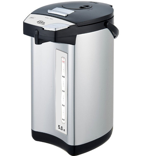 Термопот 5,0л 900Вт, 3 способа подачи воды, нерж.сталь Oasis TP-5L3 1/6