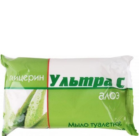 Мыло туалетное 100гр Антибактериальное Ультра С ММЗ 1/64