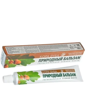 Паста зубная Природный бальзам Кора дуба 100г 981-003 1/48