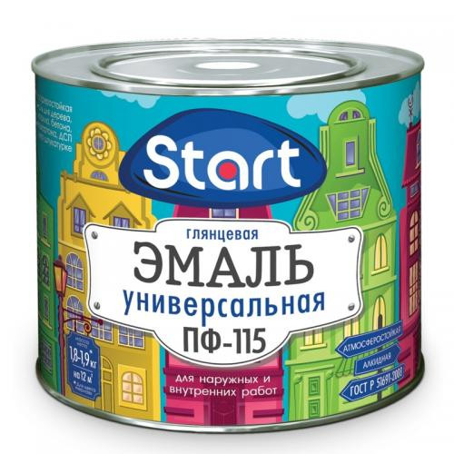 Эмаль ПФ 115 фисташковая 1,8кг Старт 1/6