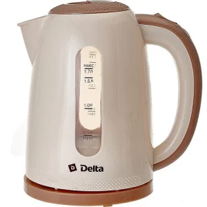 Чайник эл. пластик 1,7л 2200Вт бежевый 1106-DL DELTA 1/8