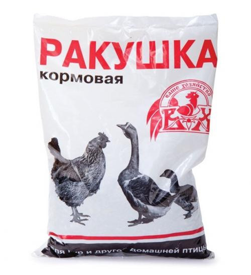 Кормовая добавка Ракушка кормовая  для кур 1,0кг Ваше хозяйство 1/10