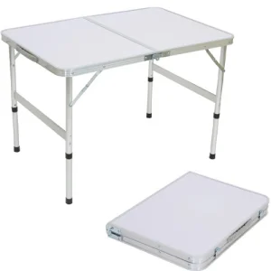 Стол складной 90*60*60см алюминий + мдф TD-02 (993096) 1/4