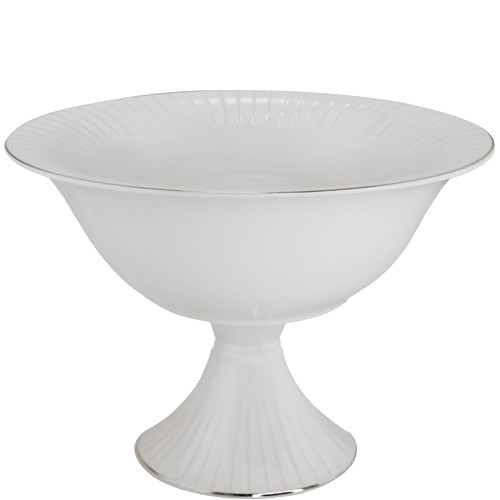 Фруктовница на ножке 25см MARZIPAN GREY в под/уп 102-061 1/6