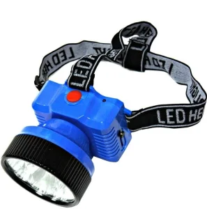 Фонарь налобный аккумуляторный 11LED 2 режима работы LP-686