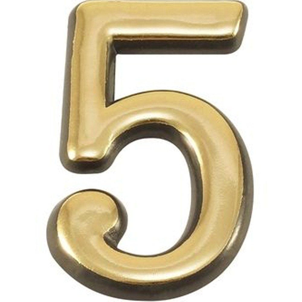 Цифра дверная 5-G