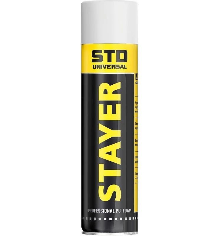Пена монтажная STAYER MASTER 500мл/10л всесезонная  /41130/