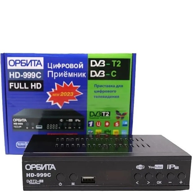 Ресивер цифровой DVB-T2 Орбита T999 C + HD плеер
