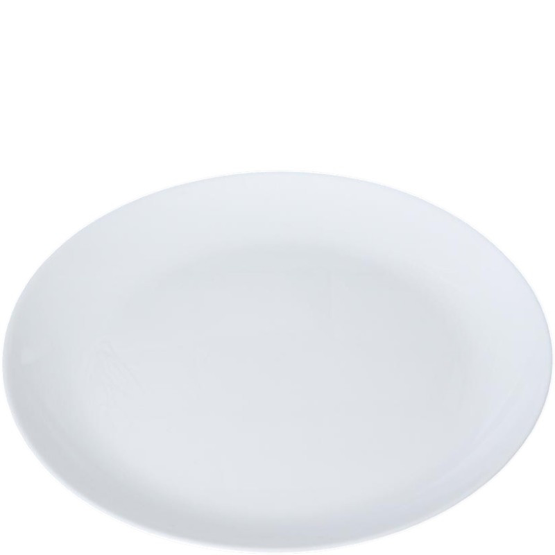 Тарелка 9" Евро/Дэй Белая LQP95 стеклокерамика (730034) 1/36
