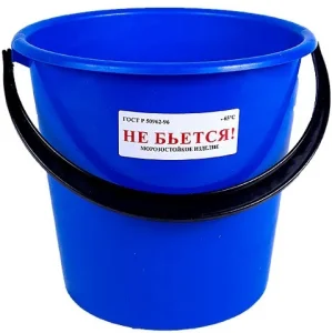 Ведро 10,0л пластм. пищевое /В10-01/ 1/10